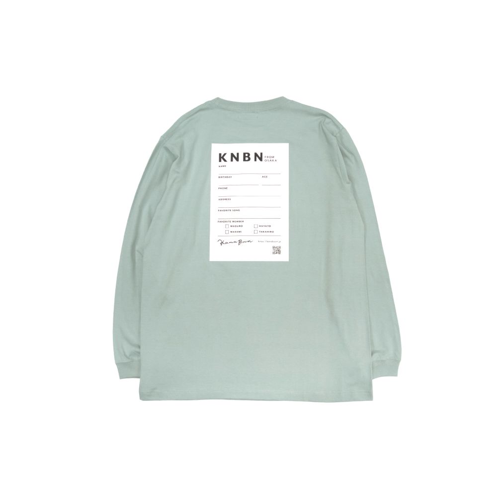 KNBN PROFILE TAG ロングスリーブTシャツ